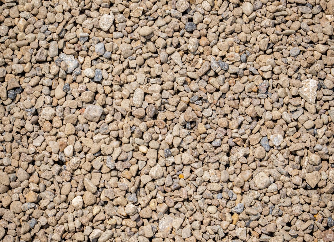 Pea gravel 1B for walkways patios and drainage