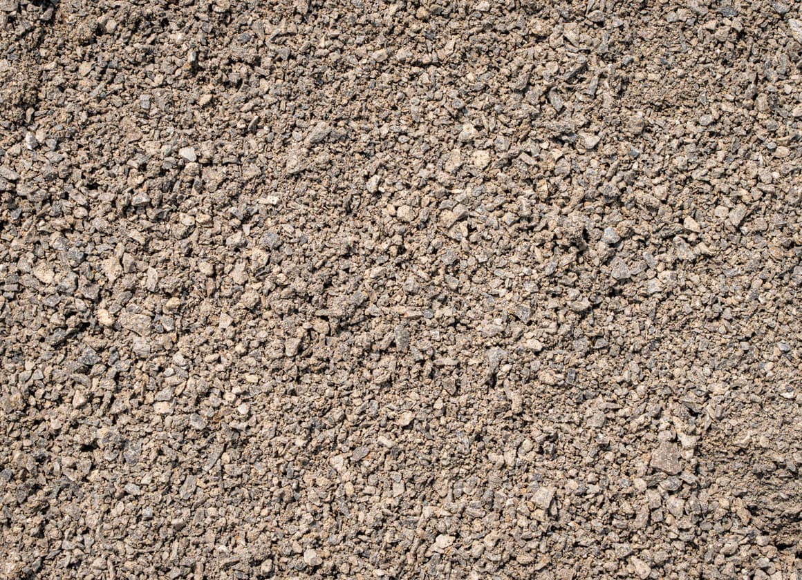 2A limestone base aggregate ready for a hardscape project in Baden, PA
