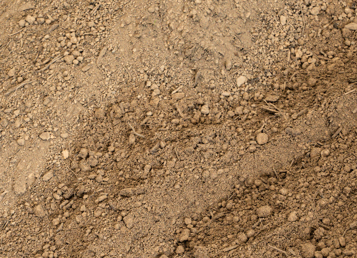 Screened topsoil sifted and ready for planting and lawn repair
